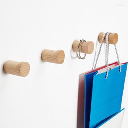 Крюки деревянный крюк ключ декоративный держатель дверной вешалка многоцелевая кухня аксессуары для хранения ванной