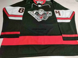 Hockey Jersey Custom Mens Vintage WHL Bret Hart 84 Hitmen Embroidery Stitched Customise any number and name CCM s