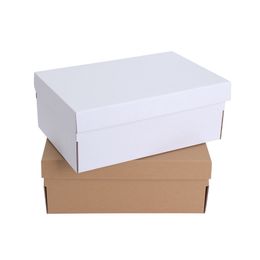 Gift Wrap Paper Boxes Delivery Corrugated Cardboard Packaging Blank Carton Business Mailing Shoes For 5PCS 221202