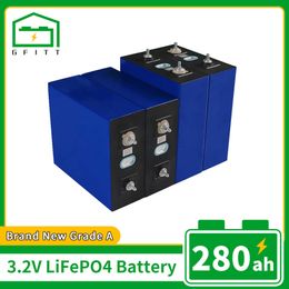 NEW 4-32PCS 3.2V lifepo4 280Ah battery DIY rechargeable battery Pack for Electric Touring car RV Solar cell EU US Tax exemption