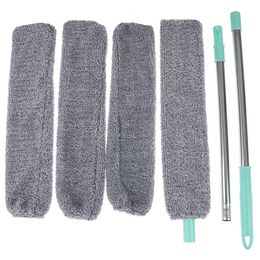 Dusters Bedside Brush Long Handle Mop Sweep Artefact Crevice Static Extensible Cleaning er Sofa Gap Fur Hair 221203