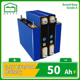 4/8/16/32PCS 3.2V lifepo4 50Ah battery Diy rechargeable battery Pack for Electric Touring car RV Solar cell EU US Tax exemption