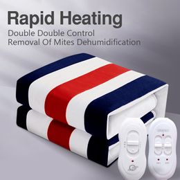 Electric Blanket Heated 220V Thicker Heating Thermostat Carpet For Double Body Winter Warmer Sheets Mattress 221203