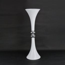 H100CM Metal Vases Luxury Table Vase Wedding Centerpiece Event Road Lead Flower Rack For Party Home Hotel Party Decoration