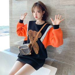 Women's Jackets Tops for Women Aesthetic Female Streetwear Sweatshirt Anime Pullover Graphic Vintage Crewneck Cute Autumn Clothing 221201