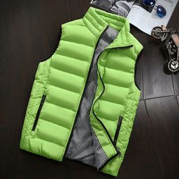 Men's Vests Brand Clothing CottonPadded Big Siz Men's Vest Men Waistcoat Mens Jacket Sleeveless Vest Winter Fashion Casual Slim Coats 221202