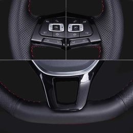 Customised Car Steering Wheel Cover Genuine Leather For Porsche 911 991 Boxster 981 Cayman Cayenne Porsche 2009 2010 2011-2015