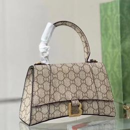 Borsa in vetro BA Hour Borse firmate Borse a tracolla Maniglia Catena Borsa da donna Borse a tracolla Borsa tote 34Modelli Borse da donna di lusso 2 dimensioni Modello coccodrillo oro argento