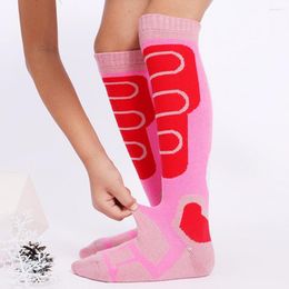 Sports Socks 1 Pair Cold-resistant Ski Antifriction Keep Warm Comfortable Winter Skiing Snowboarding Skating