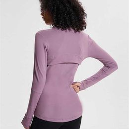 womens tracksuits yoga outfits new zipper jacket quickdrying yoga clothes longsleeve training running jacket women slim