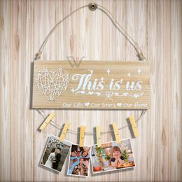 New Wooden Craft China Style Souvenir Creative wood photo wall home decoration swing on restoring ancient ways hanging handmade wooden decorations