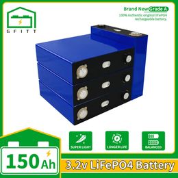 4-32PCS NEW 3.2V lifepo4 150Ah battery diy rechargeable battery Pack for Electric Touring car RV Solar cell EU US Tax exemption