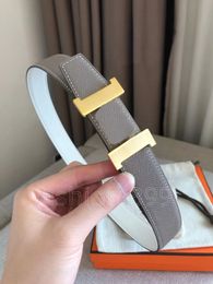 Luxury man belts for mens and women designer top epsom leather classic grey black brown lettering buckle width 32 mm HE105