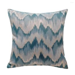 Pillow Hinyeatex Contemporary 3 Colours Wave Woven Case Home Decor Sofa Cover Square 45x45cm 1 Pc Pack
