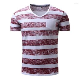 Camisetas masculinas de camisetas mais vendidas no 2022 Spring Summer S-Sleeved Camisetas Europa Europa America Roupas de camiseta listradas listradas