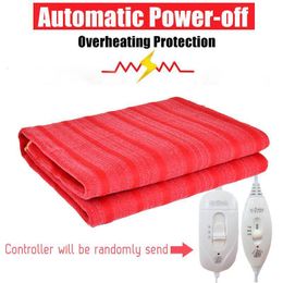 Electric Blanket Automatic Power Off Heater Security Heated Mattress Thermostat Carpet Winter Warmer Sheets 221203