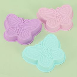 3D Butterfly Shaped Silicone Mold Handmade Single Hole Non-Stick DIY Fondant Cake Pie Pan Birthday Party Baking Supplies MJ1221