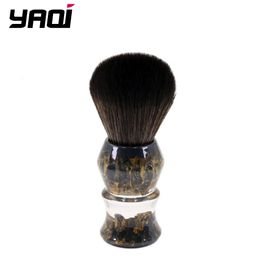 Makeup Tools YAQI DEEP STONES 24mm Synthetic Hair Resin Handle Men Wet Shaving Brush 221203