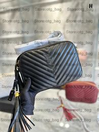 Lou Camera Bag Women Designer Crossbody Bags Luxury Handbag Quilted Leather Denim Rectangle Black Shoulder Messenger Purse Satchel Lady Vintage Tassel
