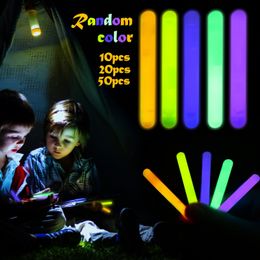 Novelty Games Unisex Mini Glow Sticks Random Colours Toys Party Favours For Kids Easter Basket Christmas Halloween 10ml 221203