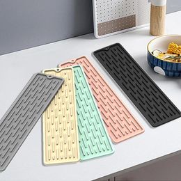 Table Mats Silicone Dish Draining Tool Anti Slip Sink Tray Drain Pad Organiser Kitchenware Protection Mat Storage Rack Kitchen Accessories