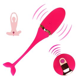 Silicone Vibrating Egg USB Rechargeable Exercise Vaginal Clitoris Stimulator Sex Toys for Women G-Spot Massager Kegel Ball