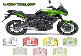 Strisce per motociclisti adesivi impermeabili a bordo interno colore decalcomanie decorative nastro resistente a graffio per kawasaki versys1000802