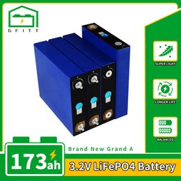 4/8/16/32PCS 3.2V Lifepo4 173Ah Battery Grade A lifepo4 battery solar cell DIY rechargeable batteri for RV EU US tax exemption