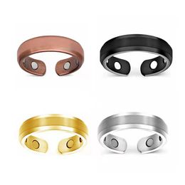 12Pcs Fashion Magnetic Health Care Ring For Men Women Jewelry Gift