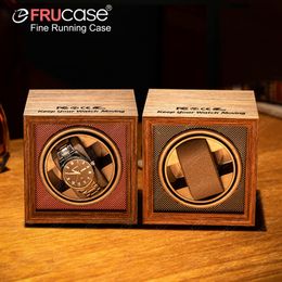 Watch Winders FRUCASE MINI Winder for automatic watches watch box winder Mini style can be placed in a safe Box or drawer 221202