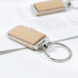 Luxury Blank Walnut Wooden Keychains Straps Keychain Leather For Teachers Keyring Keyholder Key Ring Christmas Gift Giveaway Pedant