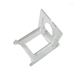 Jewellery Pouches 10Pcs Adjustable Card Sleeves Display Holder Acrylic Stands For Po Frame Easel Plate Bracket Mobile Phone