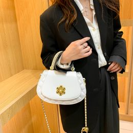 New Model 2022 Evening Bag Female Korean Version of Fashion One Shoulder Hand Foreign Style Crocodile Pattern Small Design Texture of Cross-body Chain Bag