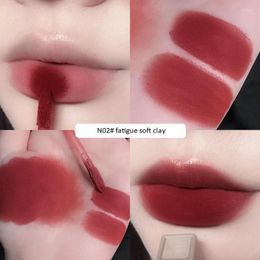 Lip Gloss Velvet Matte Waterproof Non-marking Lipstick Lasting Mud Stick Women Red Tint Beauty Cosmetic TSLM1