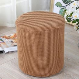 Chair Covers Elastic Binding Design Soft Texture Protective Jacquard Foot Stool Cover Non Slip Protector For Daily Use