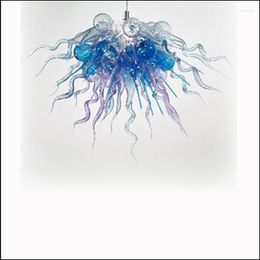 Chandeliers Custom Decorative Blown Glass Modern Crystal Art Designed Small Lightings