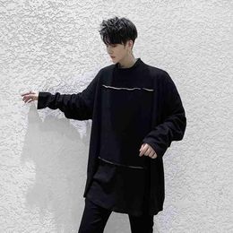 Men's Hoodies Hair Style Fashionable Loose Design Sense Dark Department Fashion Label Cloth Autumn Long Sleeve Sweater Minority To