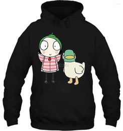 Men's Hoodies Men Hoodie Women Sweater Sarah And Duck Show Art