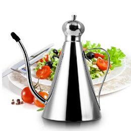 Herb Spice Tools Multi Use Nontoxic Teapot Kitchen Vinegar Dispenser Stainless Steel Dustproof Container Oil Bottle With Cover Seasoning Storage 221203