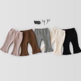 Leggings Tights MILANCEl Baby Pants Flare Kids Trousers Cotton Clothes 221203