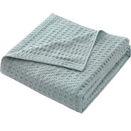 Blankets Waffle Blanket King Size Bed Premium Soft Blanket Lightweight and Breathable Textured and Skin Friendly Throw Cover Sage Green 221203