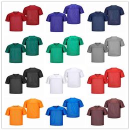 Camisas de futebol americano em branco para homens adultos hip-hop hipster prática de malha esportiva esportiva de uniforme de uniforme size s-3xl