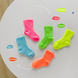 Kids Socks MILANCEL Candy Colour Cotton Boys And Girls Baby Cute 221203