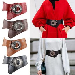 Belts Skirt Dress Coat Casual Ladies Elastic Wide Corset Band Genuine Leather Waistband Stretch Cummerbunds Luxury