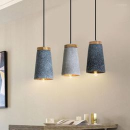 Pendant Lamps Modern Light LED Cement Lights Nordic Retro Dining Room Coffee Bar Industrial Wind Decor Lamp Lighting Luminaire