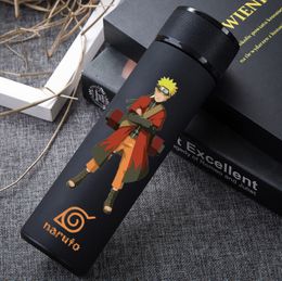 Thermoses Customization Gift Japanese Cartoon Anime Stainless Steel Thermos Vacuum Flask termo water bottle 500ML 221203