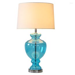 Table Lamps Modern Glass Makeup Lamp For Living Room Bar Bedside Home Decor Led Luminarias Standing Desk Light Lighting Fixtures
