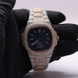 B47K Wristwatches iced out Customise diamond luxury mens watch handmade fine Jewellery manufacturer labgrown d