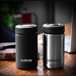 Thermoses 400ml Business Style Stainless Steel Thermos Mugs Car Vacuum Flasks Coffee Tea Cups Thermol Water Insulated Bottle Tumbler 221203