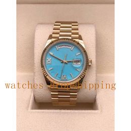 Fashion Mens Watch 36mm V5 Mint blue Roman diamond Dial Automatic Mechanical Stainless Steel Oyster Top-Quality Sapphire Glass Folding Clasp Sport Wristwatch